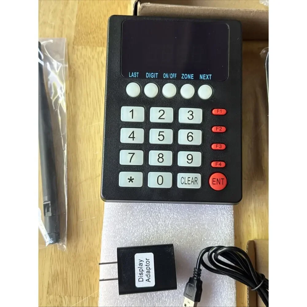 Wireless Queue Calling System 4-Digit Now Serving Numbering Display for Bank